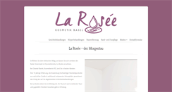 Desktop Screenshot of la-rosee.ch