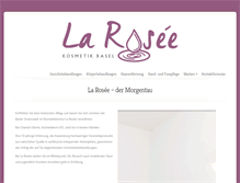 Tablet Screenshot of la-rosee.ch
